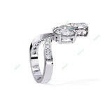 Load image into Gallery viewer, Curved Engagement Ring ENCU1129
