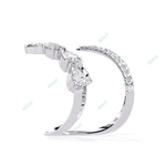 Load image into Gallery viewer, Curved Engagement Ring ENCU1180
