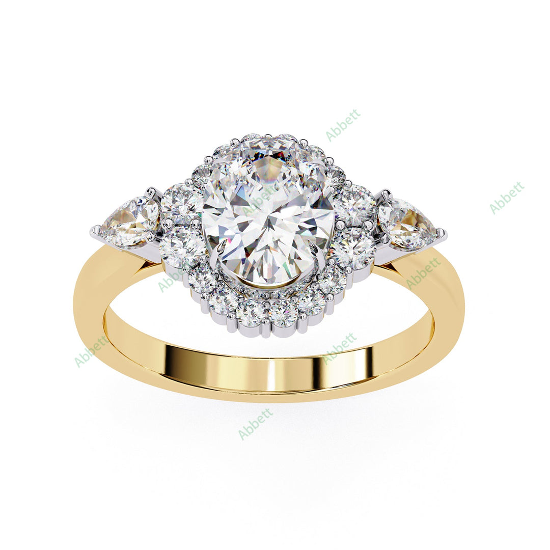 Halo Engagement Ring ENHA1113