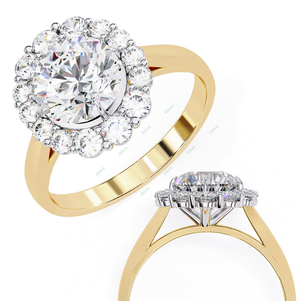 Halo Engagement Ring ENHA1134