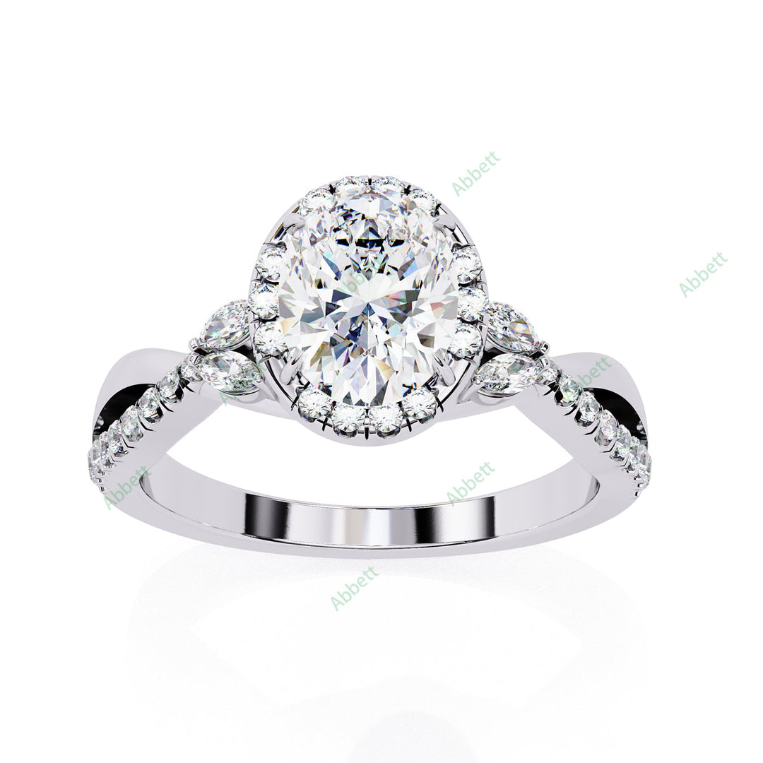 Halo Engagement Ring ENHA1163