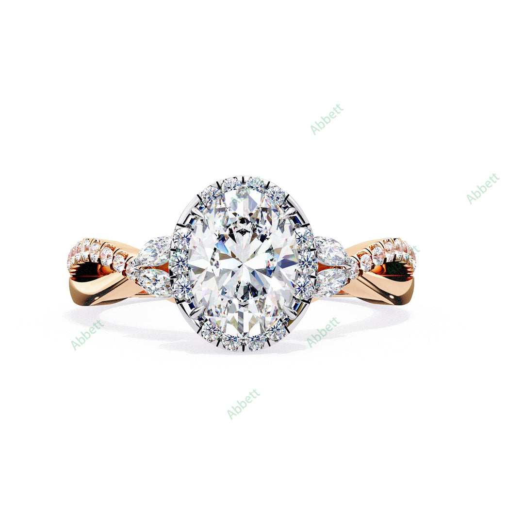Halo Engagement Ring ENHA1163