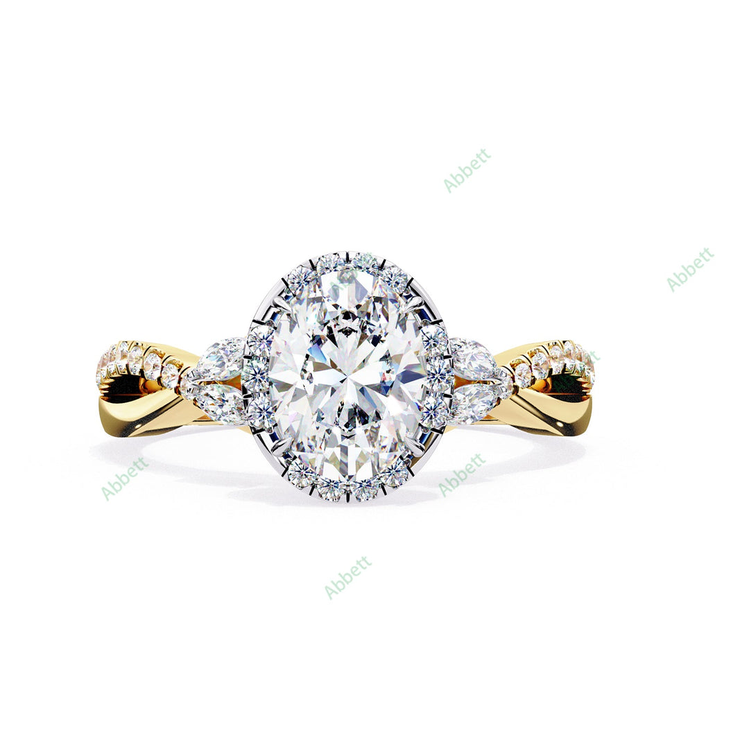 Halo Engagement Ring ENHA1163