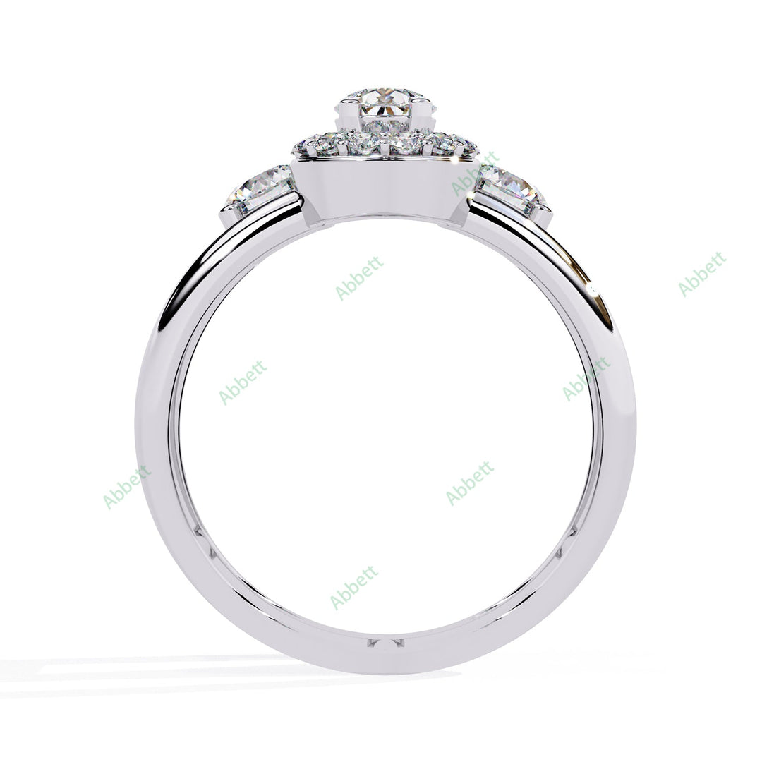 Halo Engagement Ring ENHA1178