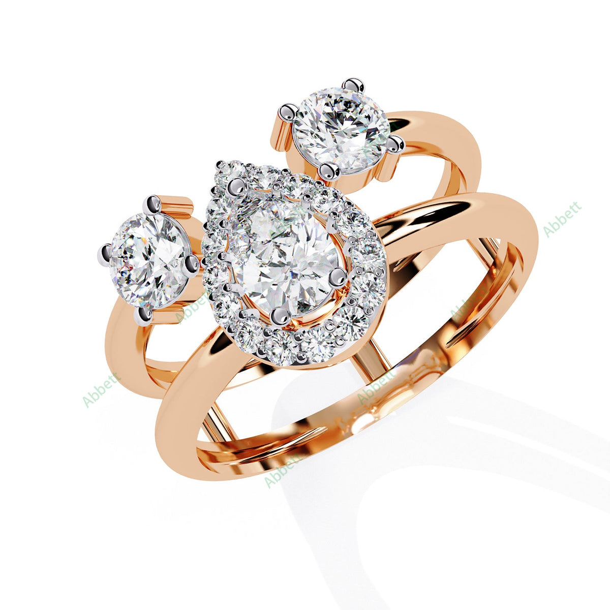 Halo Engagement Ring ENHA1178