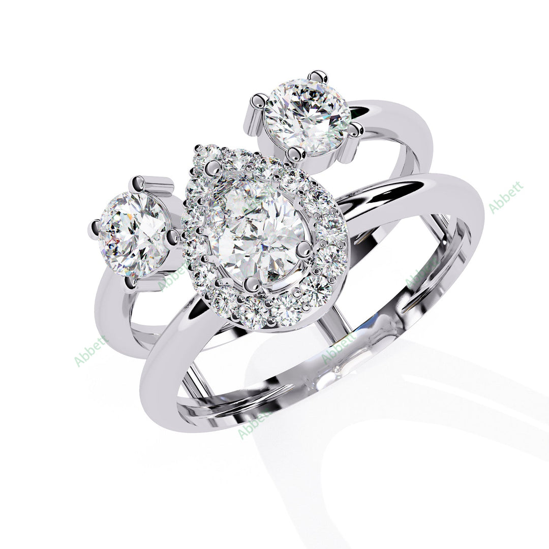 Halo Engagement Ring ENHA1178