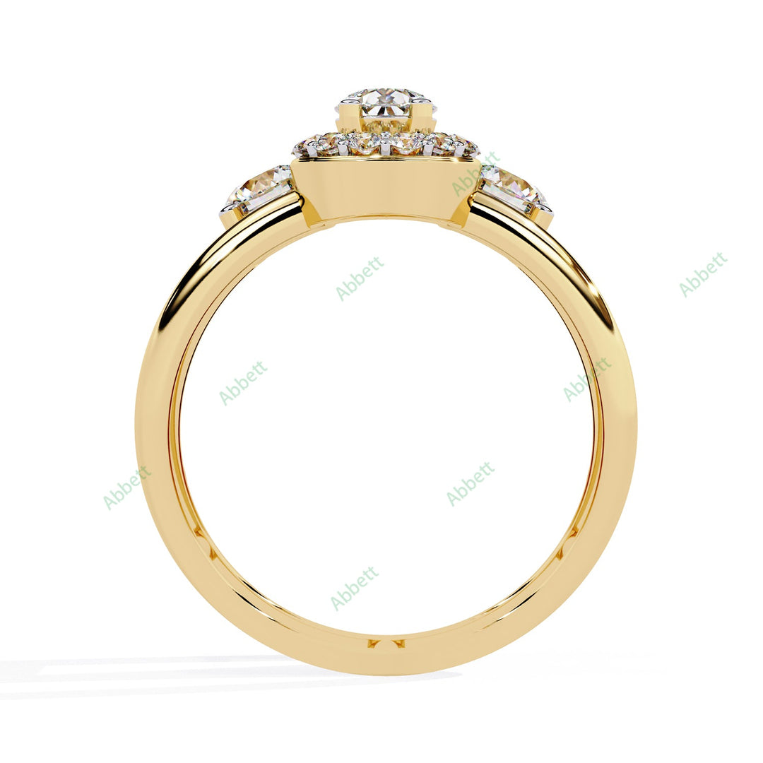 Halo Engagement Ring ENHA1178