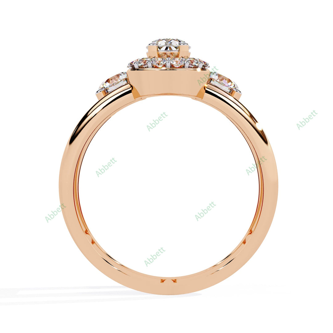 Halo Engagement Ring ENHA1178
