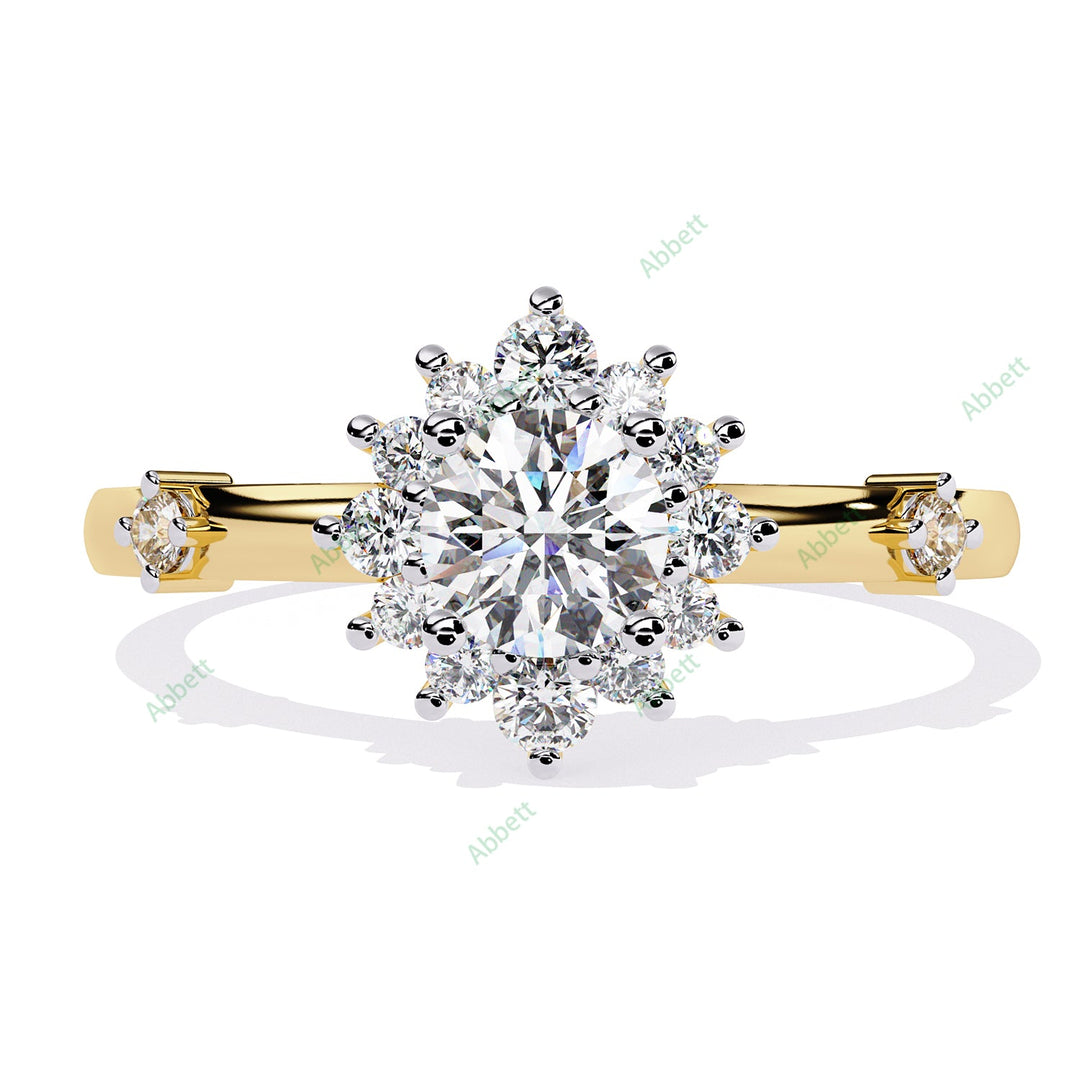Halo Engagement Ring ENHA1181