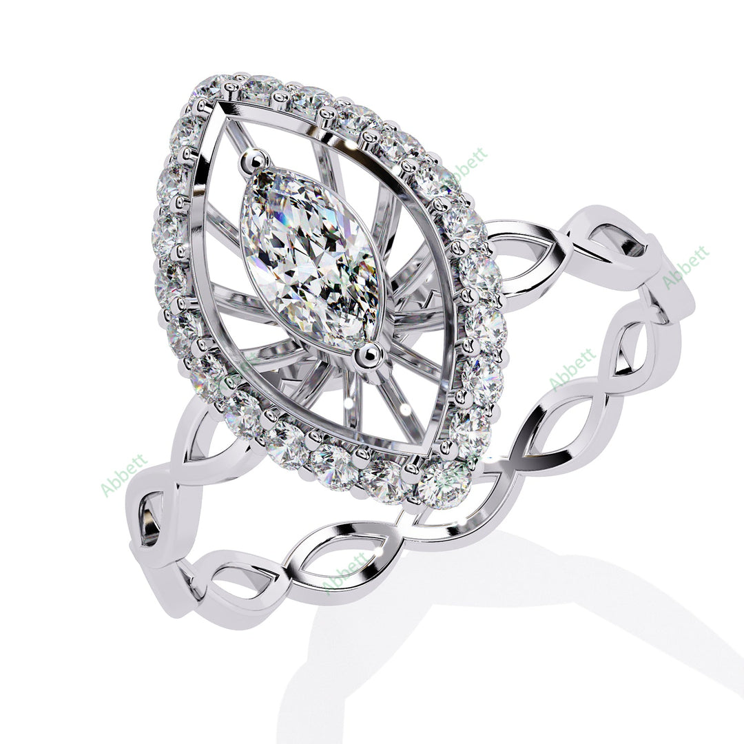 Halo Engagement Ring ENHA1206