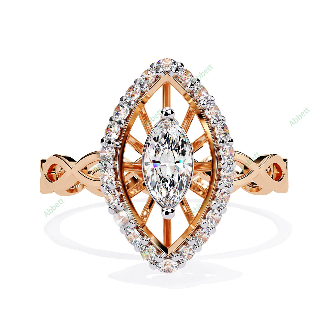 Halo Engagement Ring ENHA1206