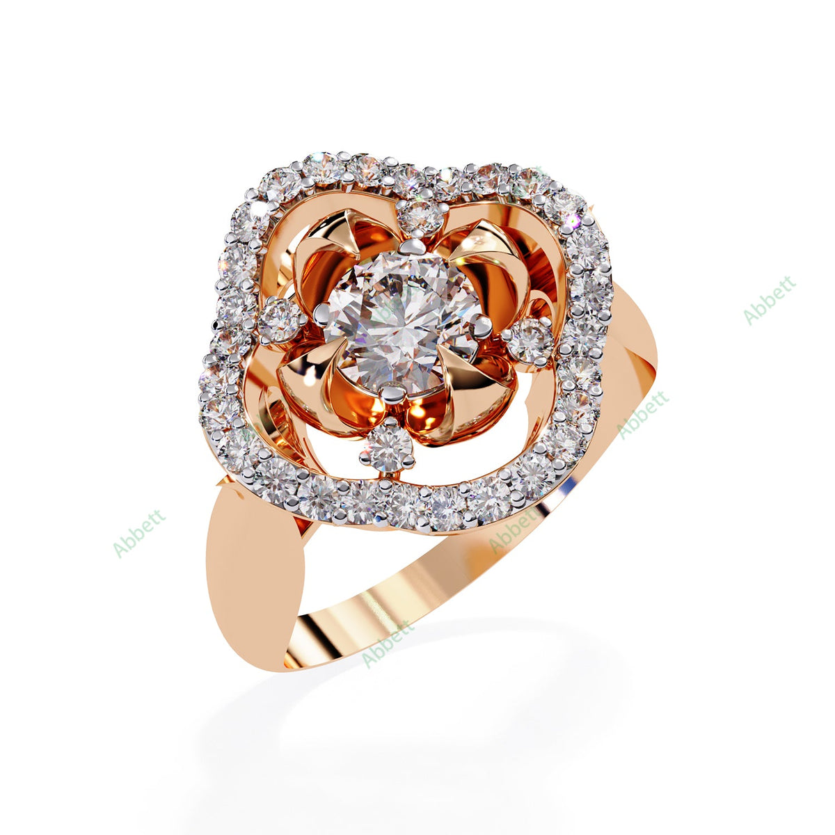 Halo Engagement Ring ENHA1214