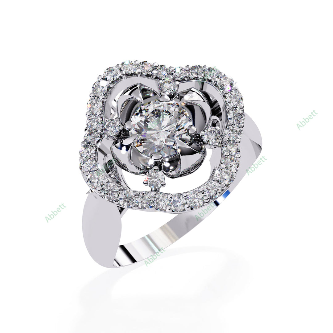 Halo Engagement Ring ENHA1214