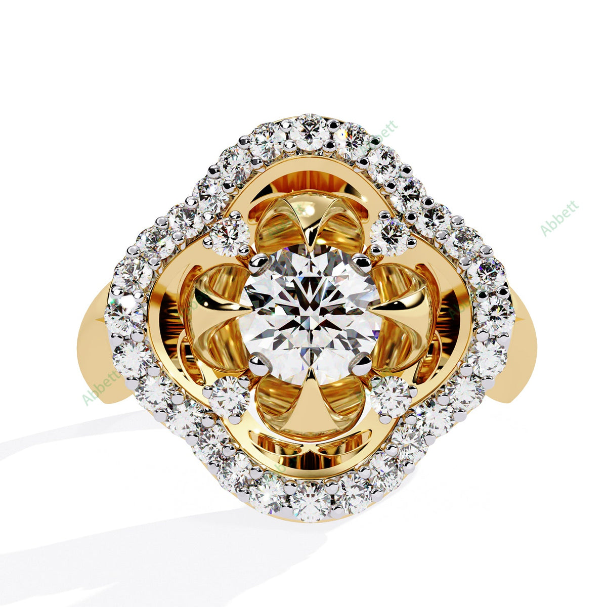 Halo Engagement Ring ENHA1214