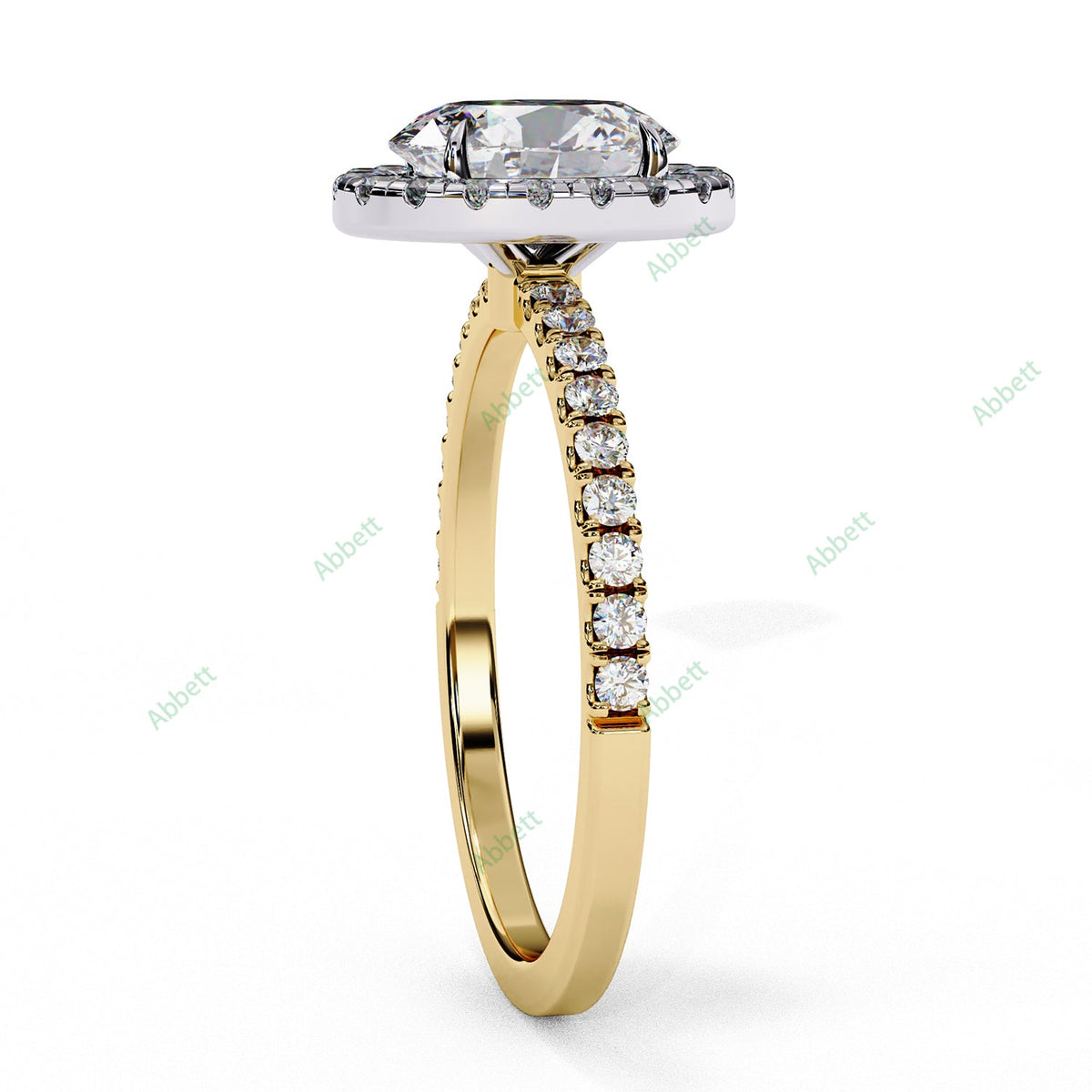 Halo Engagement Ring ENHA1484