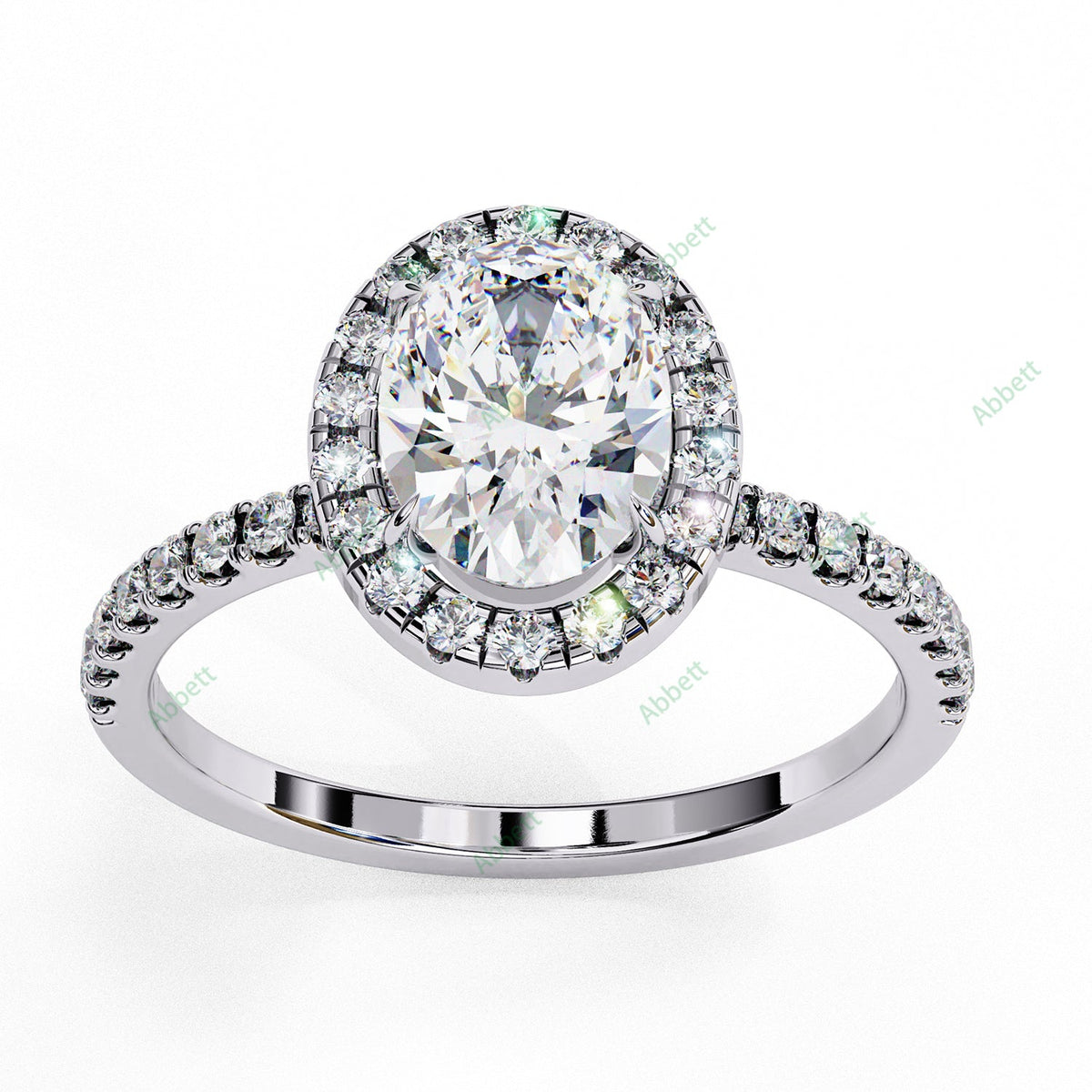 Halo Engagement Ring ENHA1484