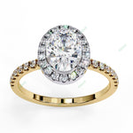Load image into Gallery viewer, Halo Engagement Ring ENHA1484
