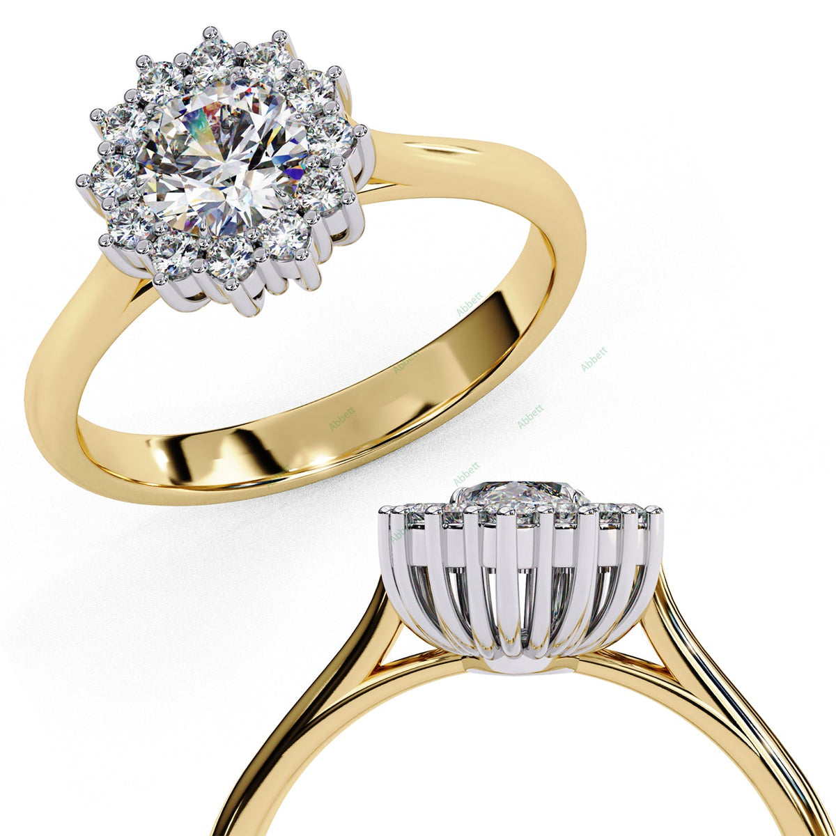 Halo Engagement Ring ENHA1500