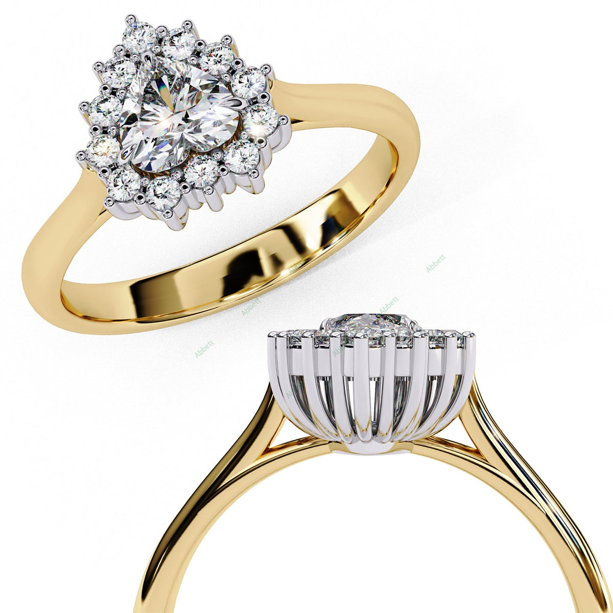 Halo Engagement Ring ENHA1501