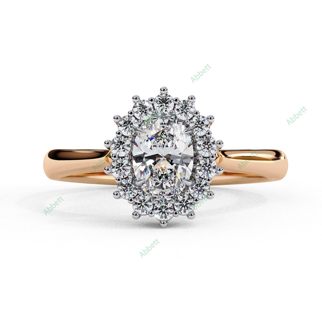 Halo Engagement Ring ENHA1502