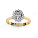 Load image into Gallery viewer, Halo Engagement Ring ENHA1502