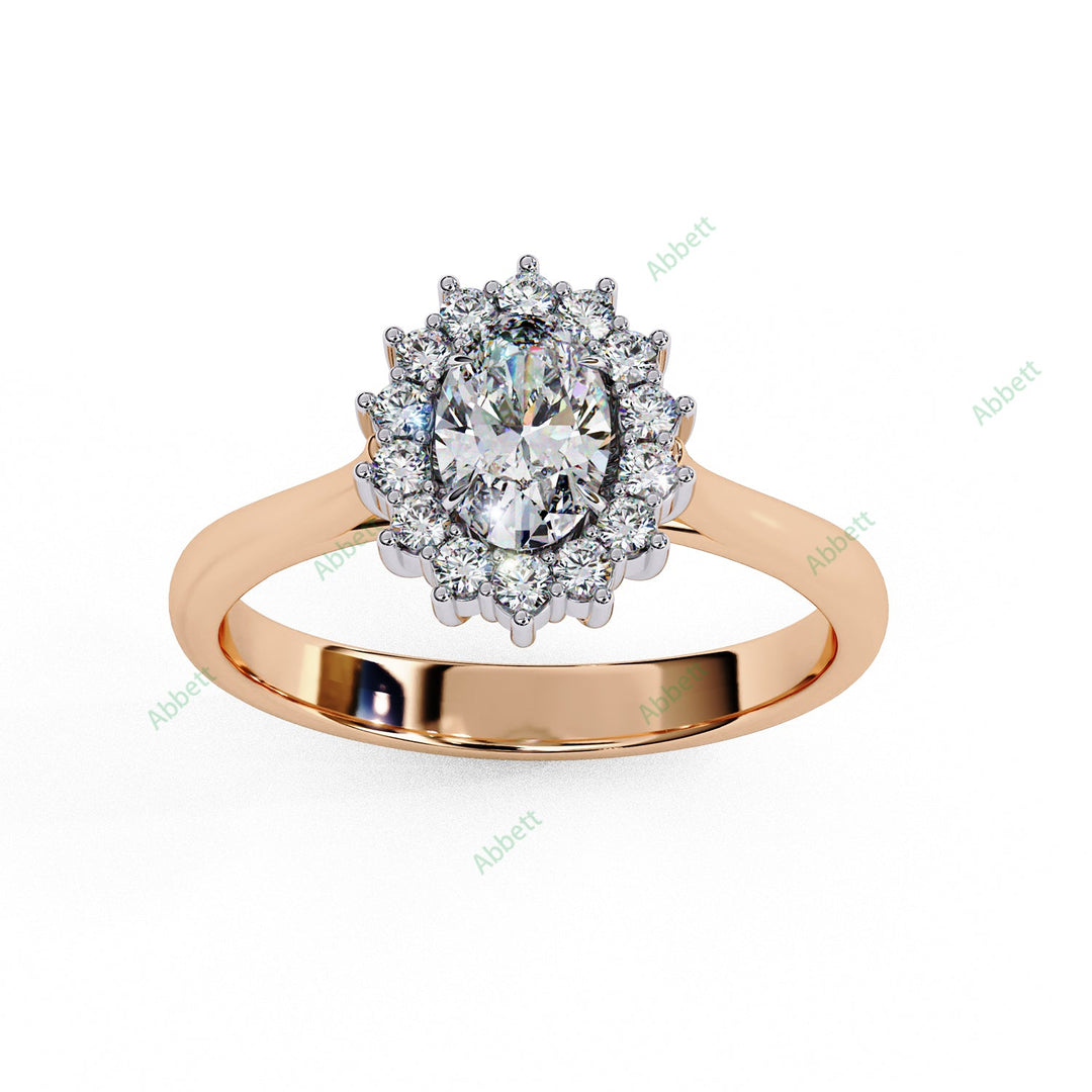 Halo Engagement Ring ENHA1502