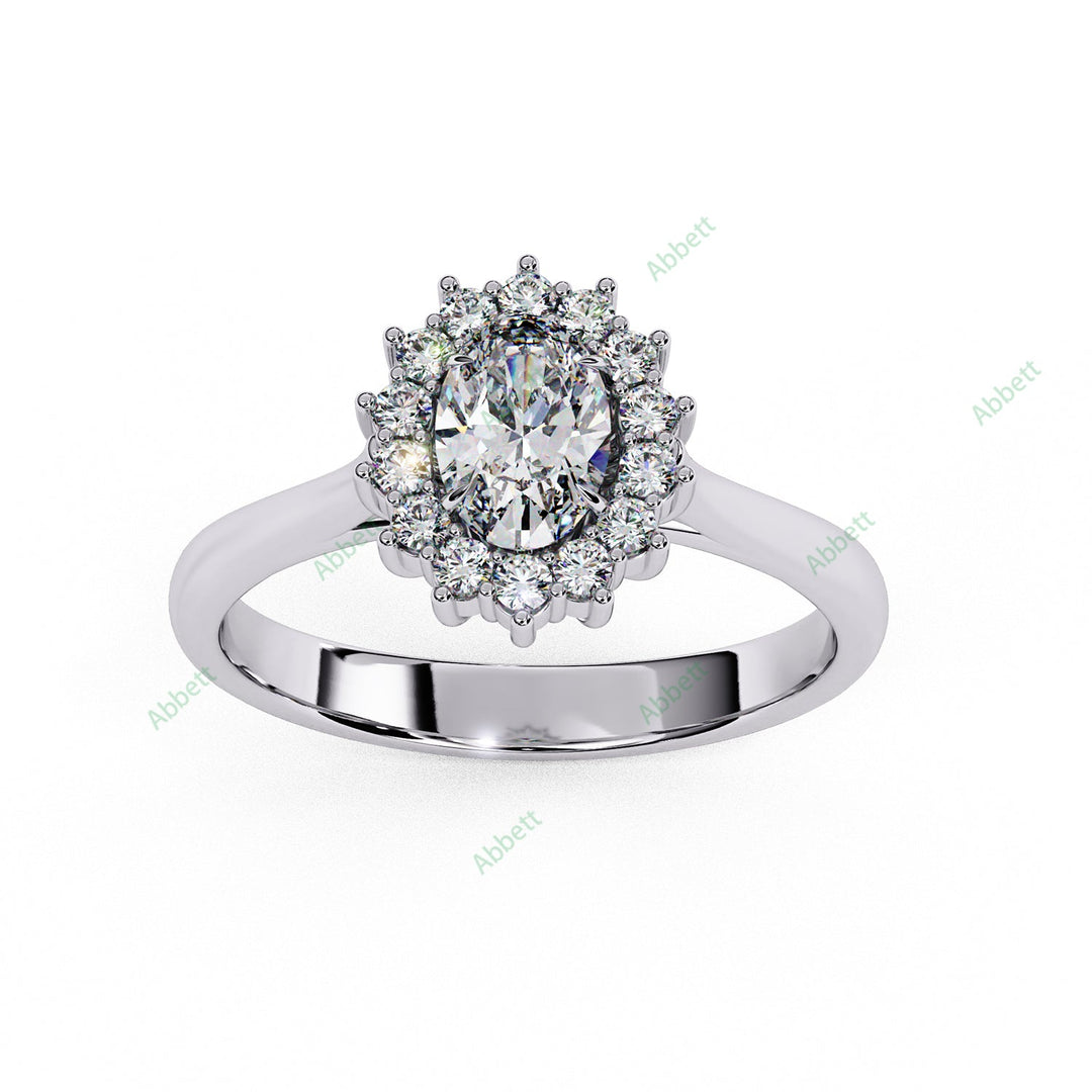 Halo Engagement Ring ENHA1502