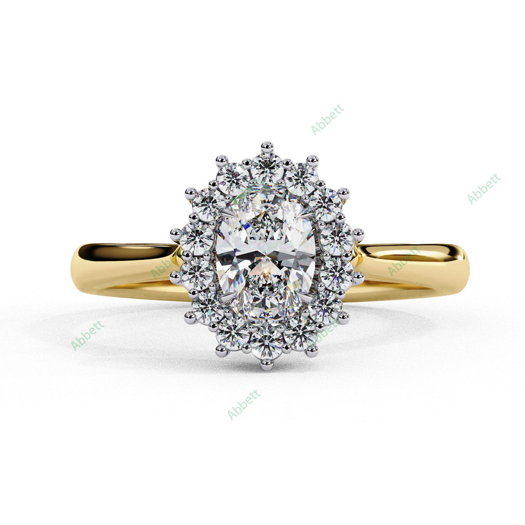 Halo Engagement Ring ENHA1502