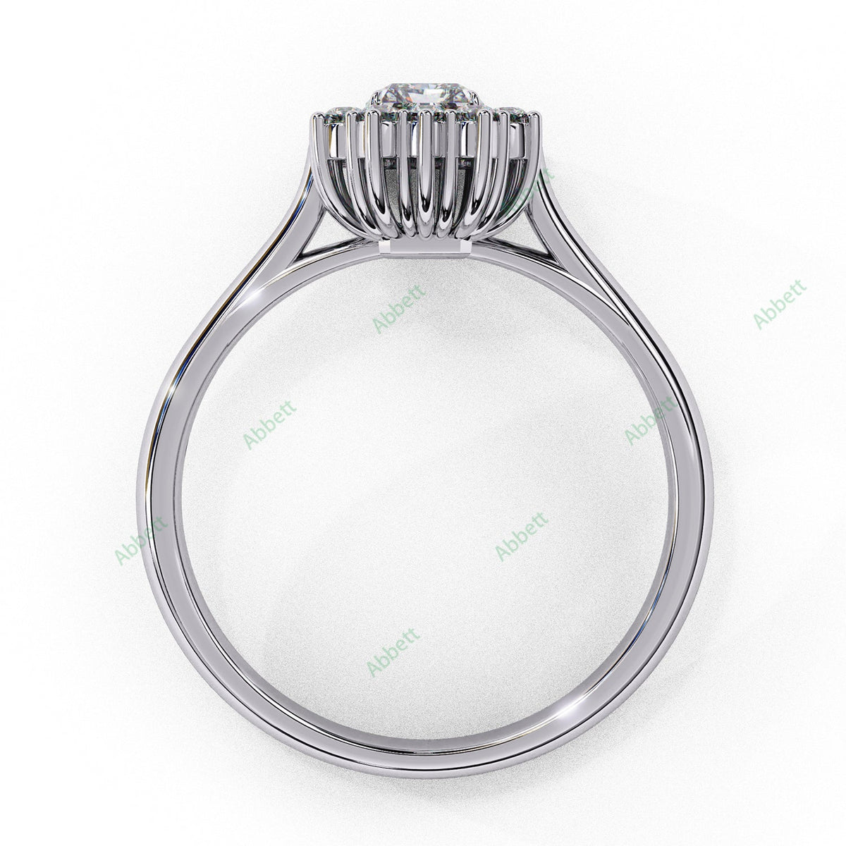Halo Engagement Ring ENHA1503