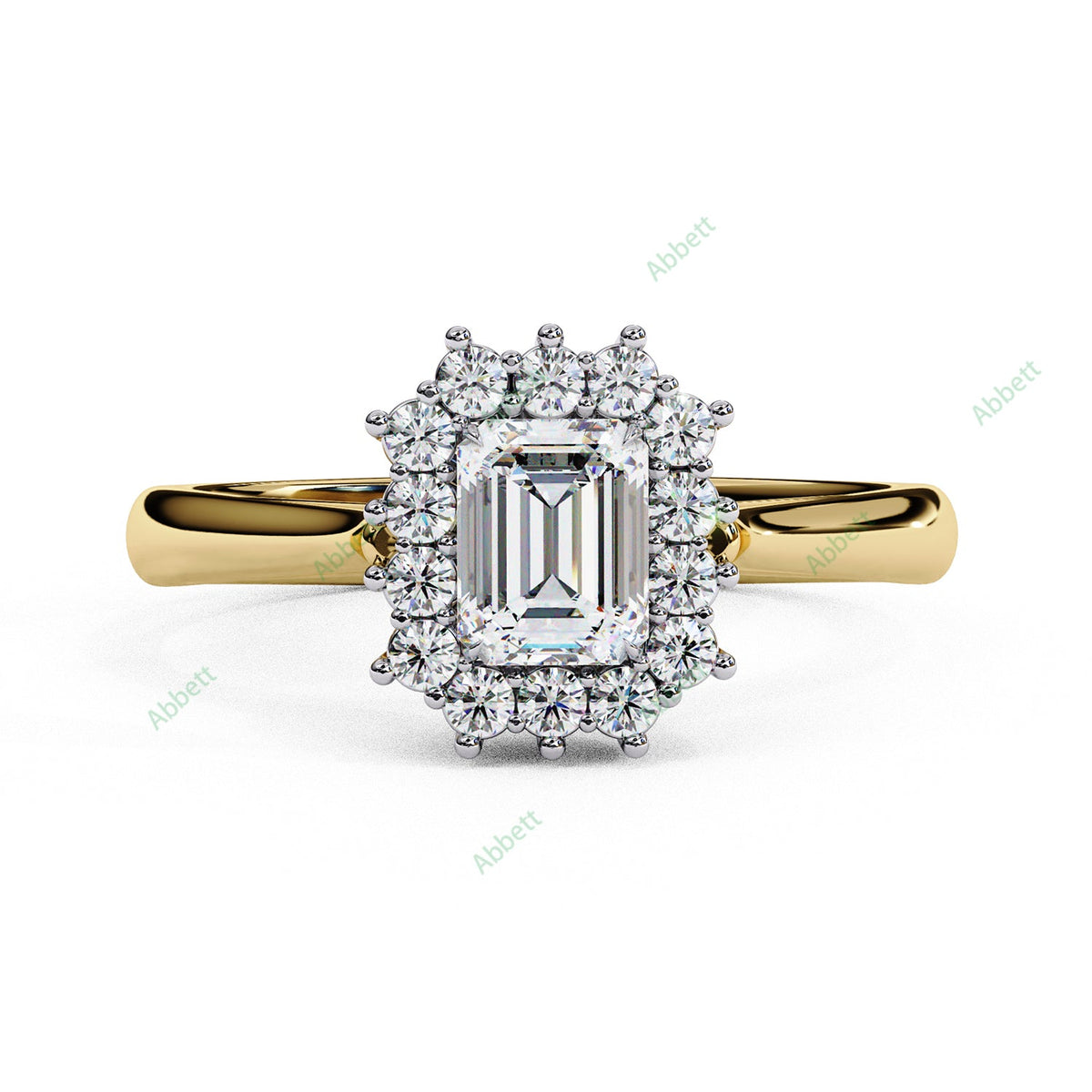 Halo Engagement Ring ENHA1504