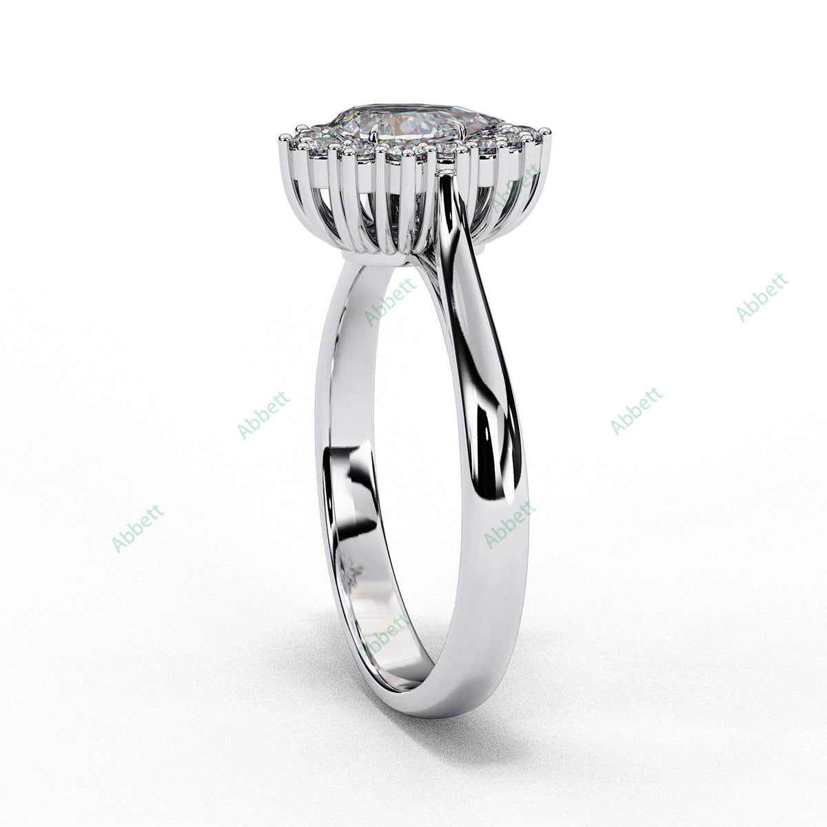 Halo Engagement Ring ENHA1505