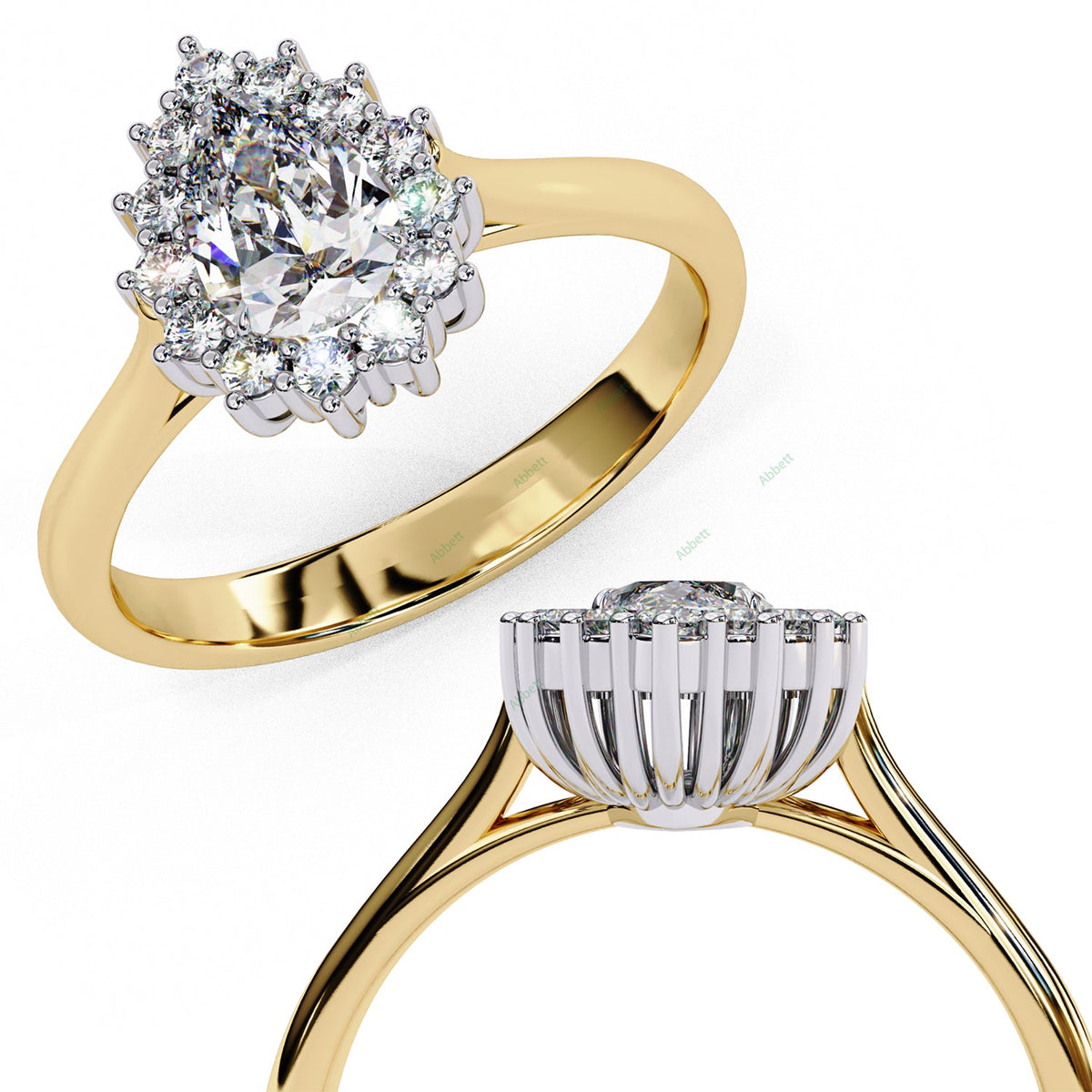 Halo Engagement Ring ENHA1505