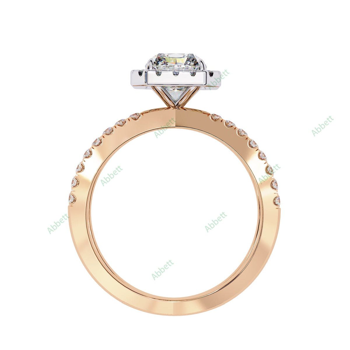 Halo Engagement Ring ENHA1544