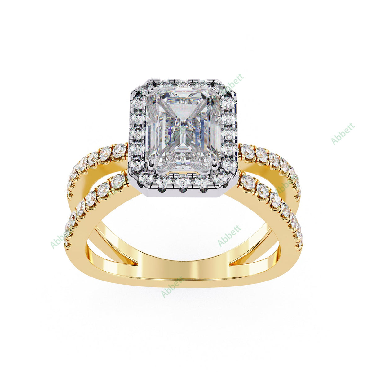 Halo Engagement Ring ENHA1544