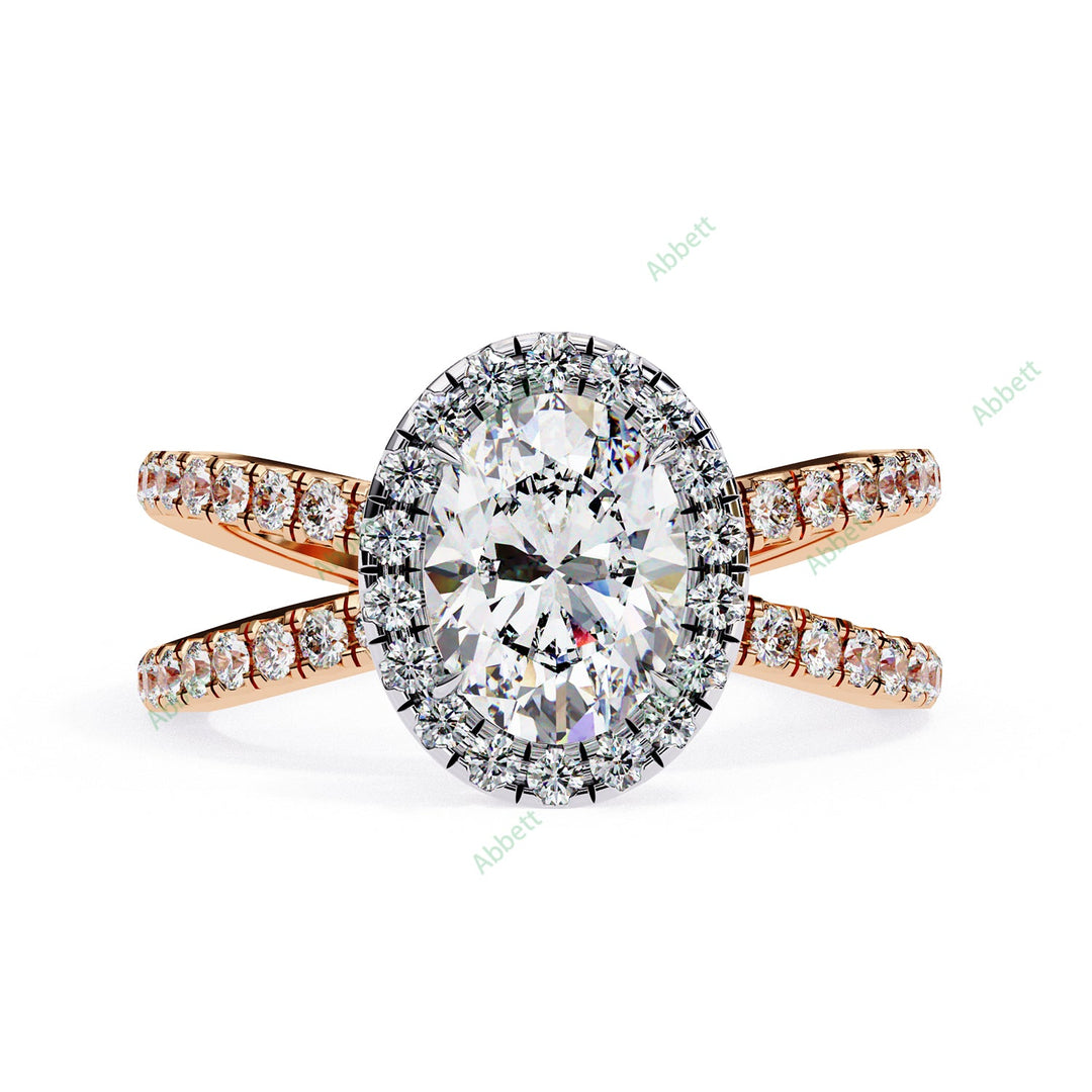 Halo Engagement Ring ENHA1546