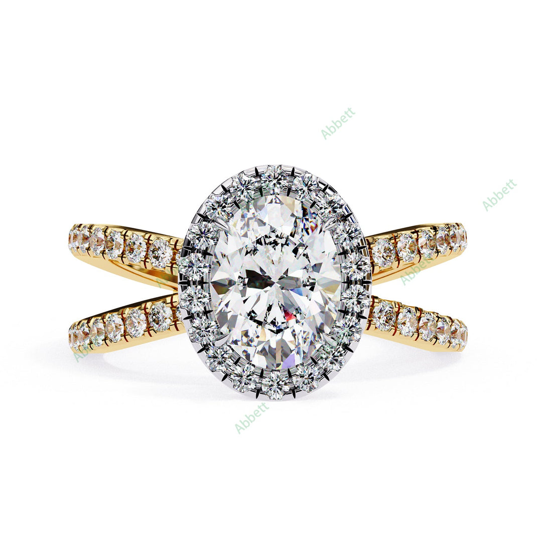 Halo Engagement Ring ENHA1546