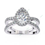 Load image into Gallery viewer, Halo Engagement Ring ENHA1548
