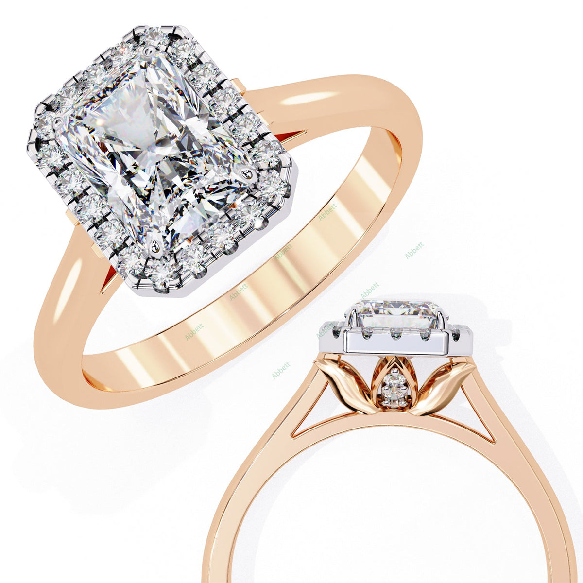 Halo Engagement Ring ENHA1561