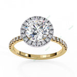 Load image into Gallery viewer, Halo Engagement Ring ENHA1571