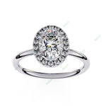 Load image into Gallery viewer, Halo Engagement Ring ENHA1590