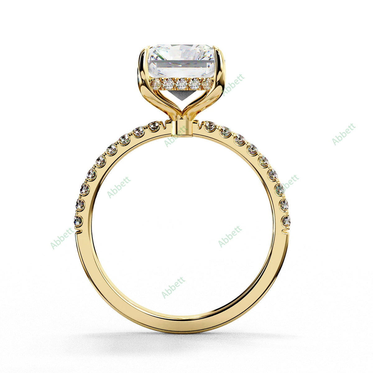 Hidden Halo Engagement Ring ENHI1052