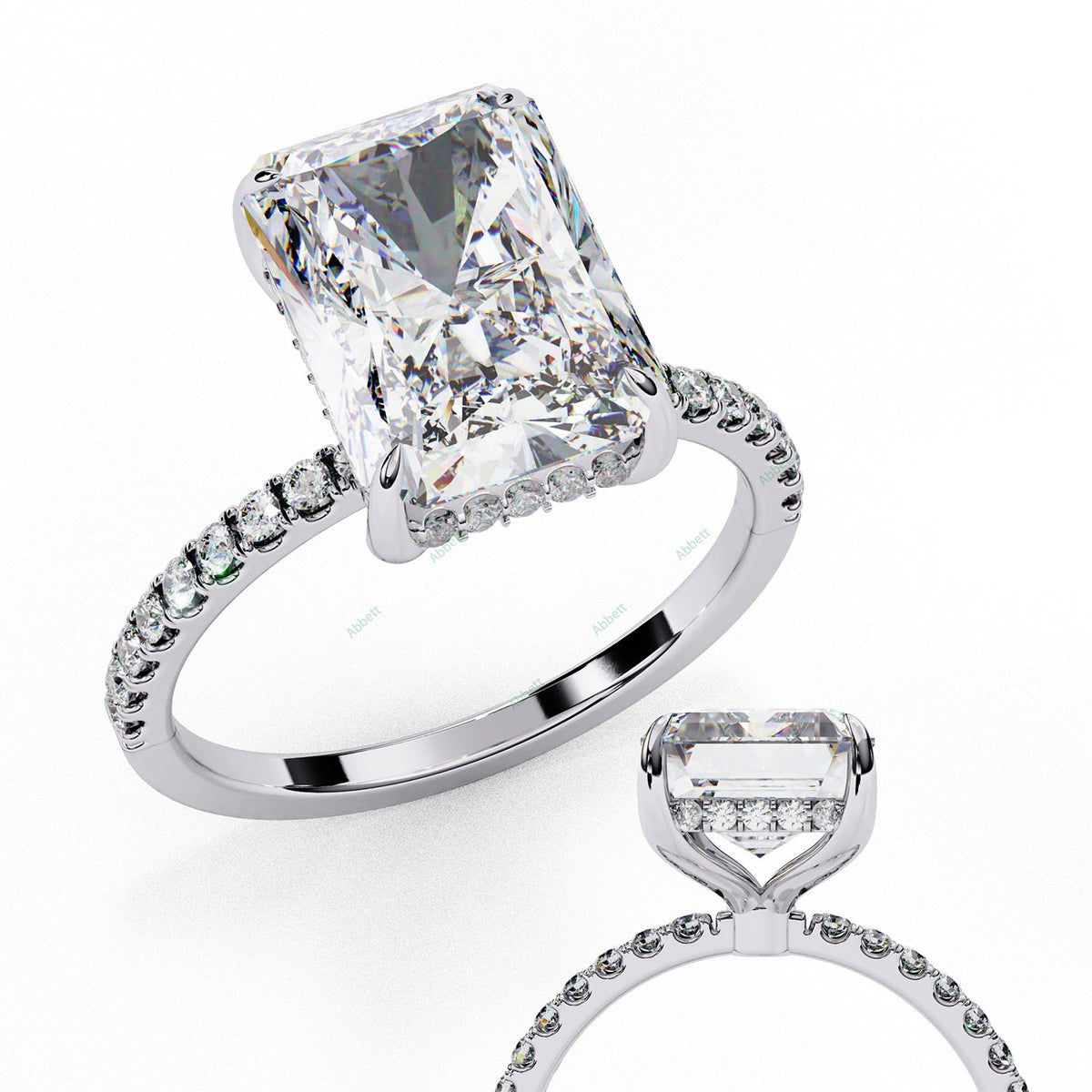 Hidden Halo Engagement Ring ENHI1052
