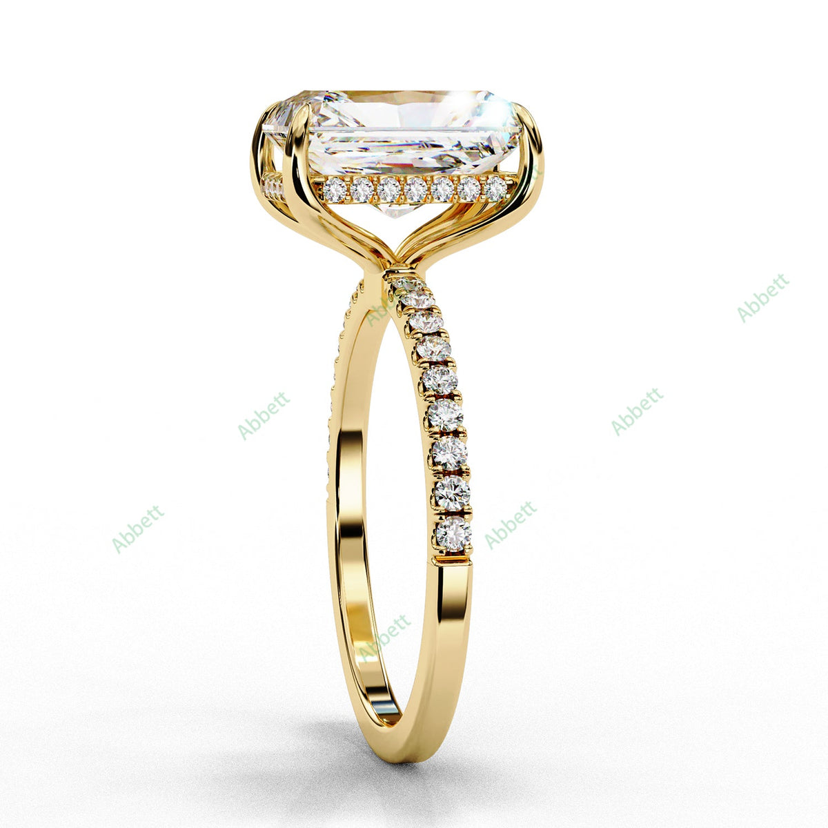 Hidden Halo Engagement Ring ENHI1052