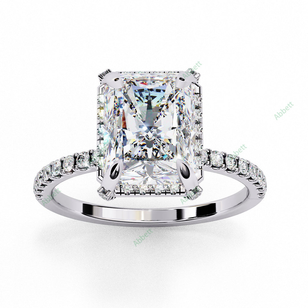 Hidden Accent Engagement Ring ENHI1053