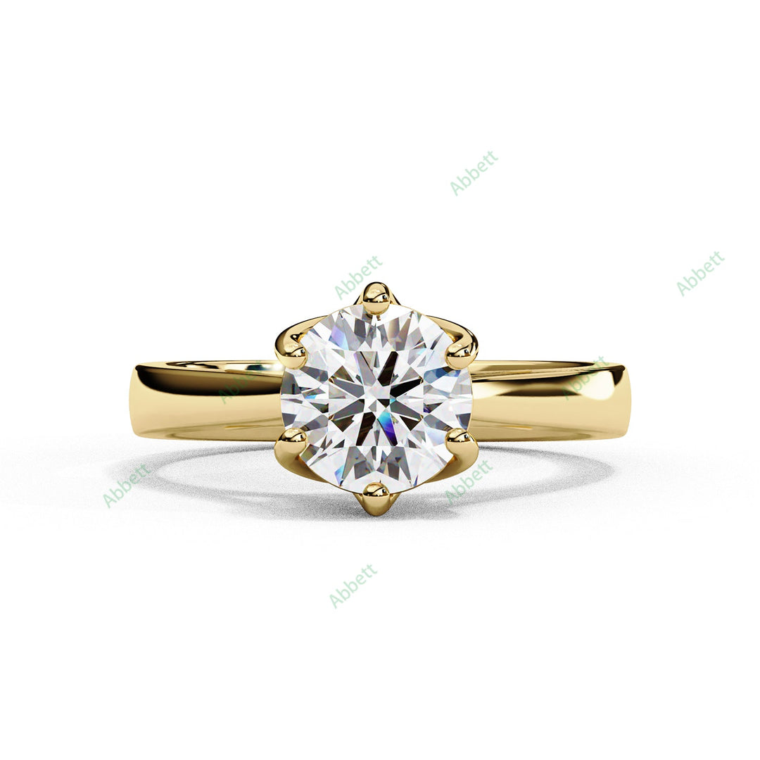 Hidden Accent Engagement Ring ENHI1065