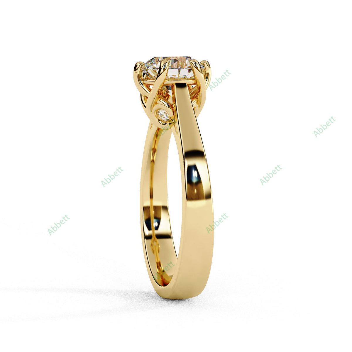 Hidden Accent Engagement Ring ENHI1065