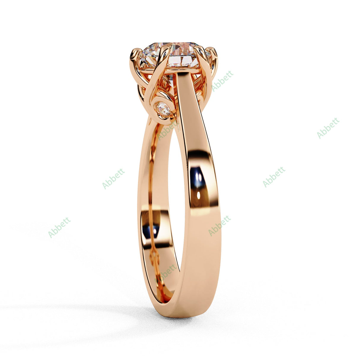 Hidden Accent Engagement Ring ENHI1065