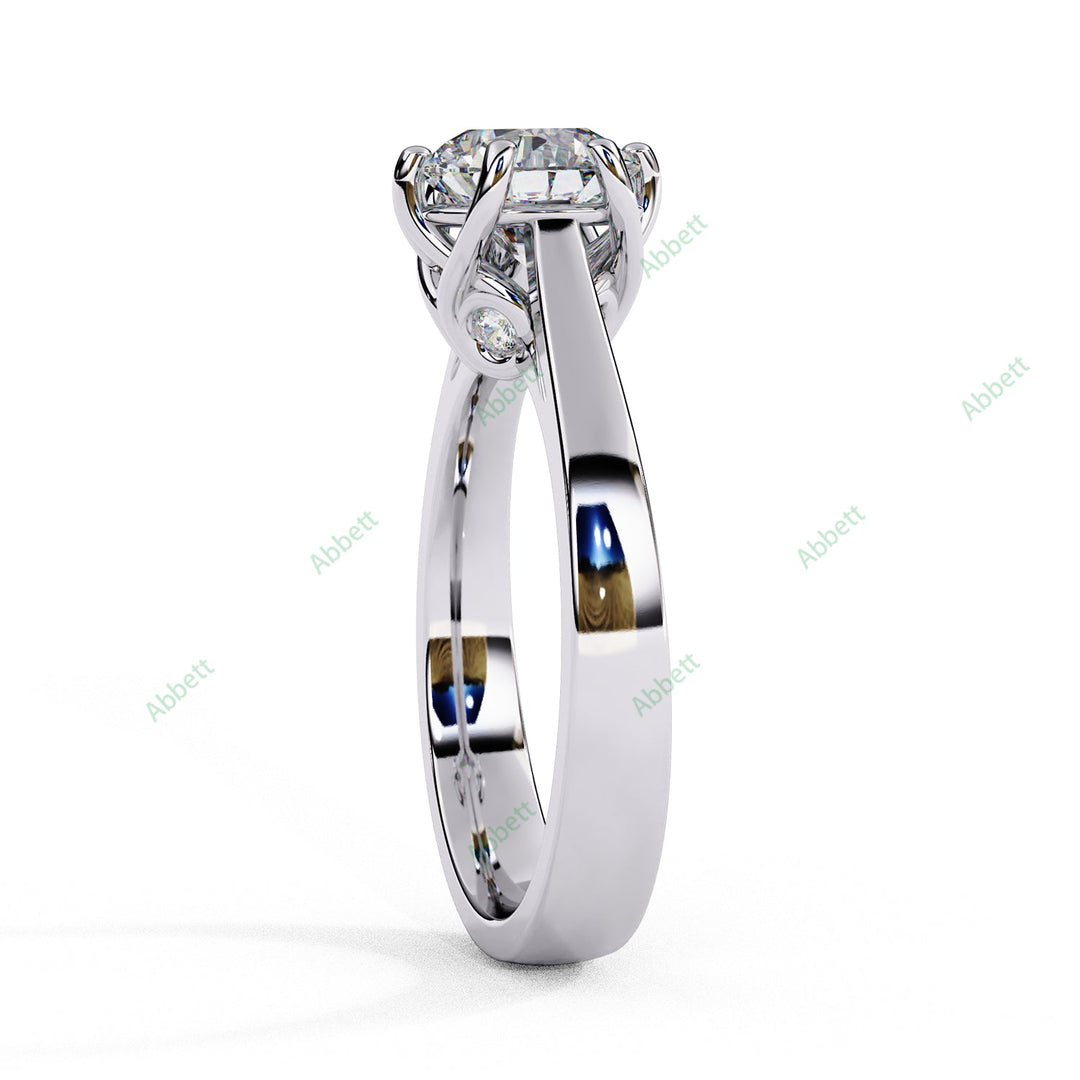 Hidden Accent Engagement Ring ENHI1065