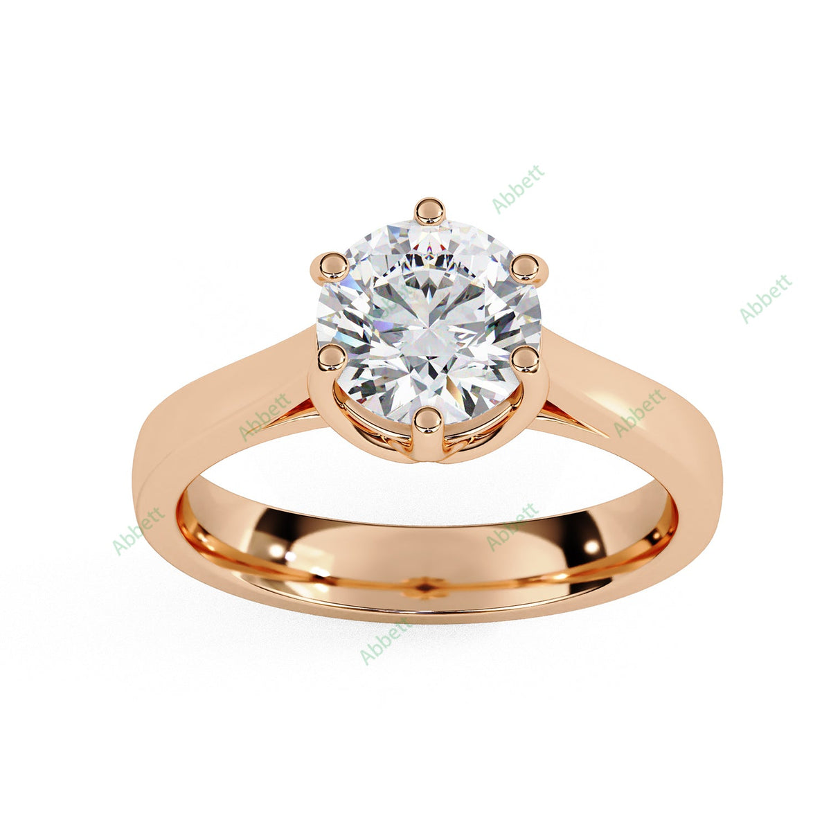 Hidden Accent Engagement Ring ENHI1065