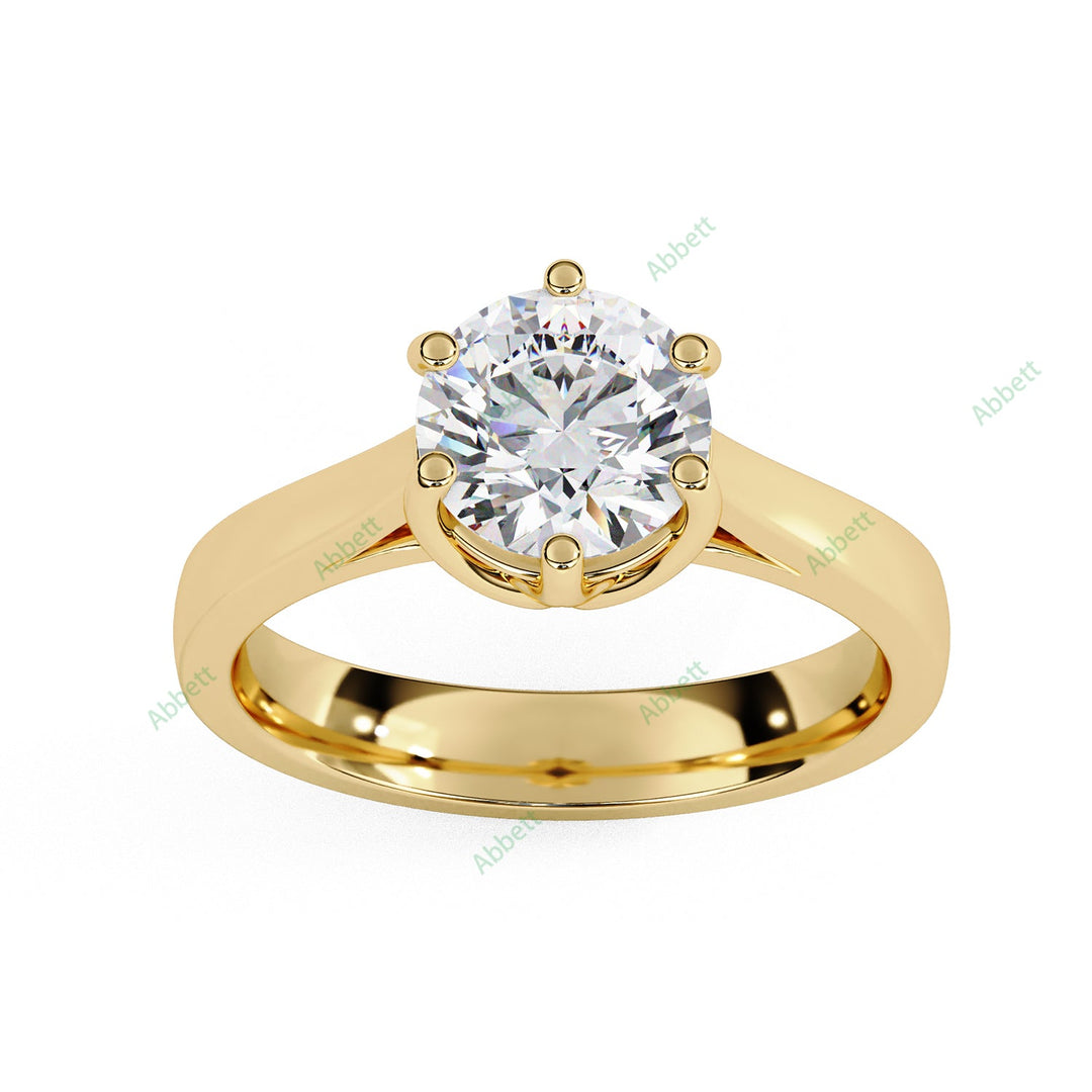 Hidden Accent Engagement Ring ENHI1065